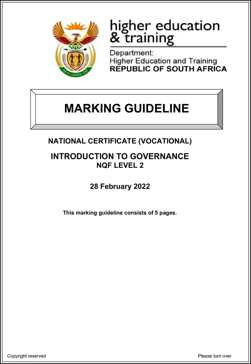 To Governance L2 MEMO Supp Feb 2022 Edited preview