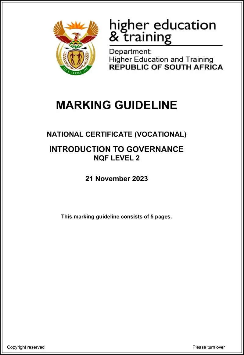 Introduction To Governance L2 MEMO Nov 2023 preview