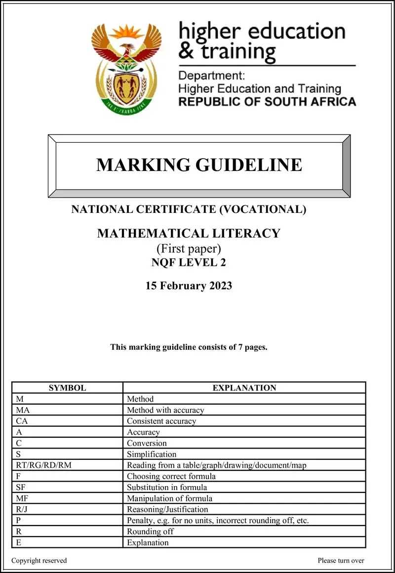 Literacy L2 P1 MEMO Feb 2023 preview