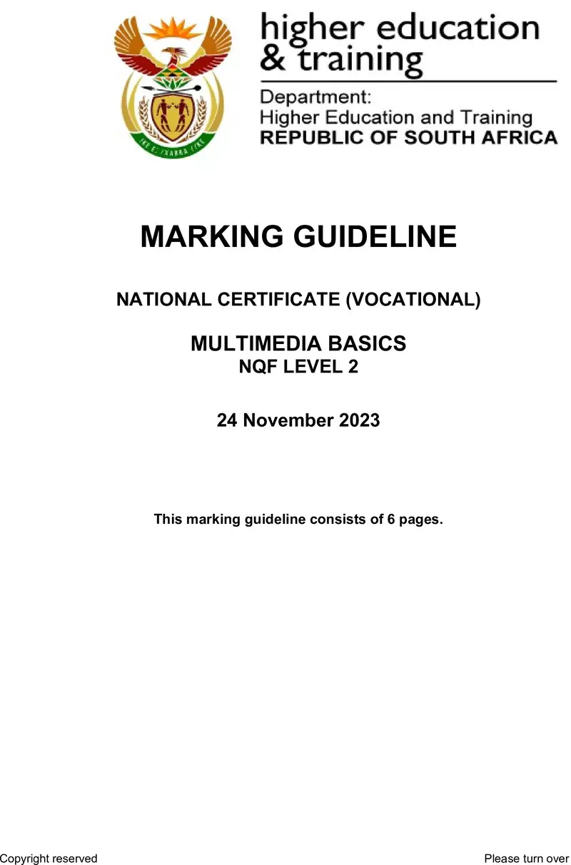 Multimedia Basics L2 Nov MEMO 2023 preview