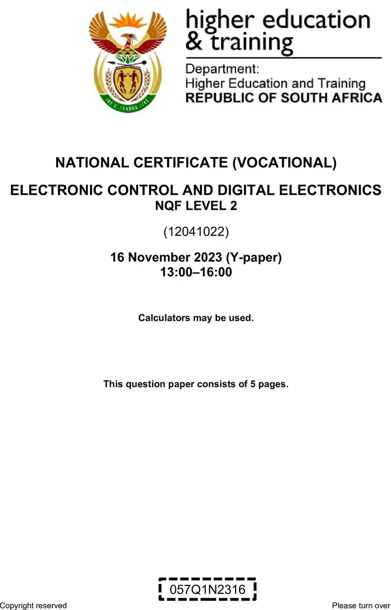 Control And Digital Electronics L2 QP Nov 2023 preview