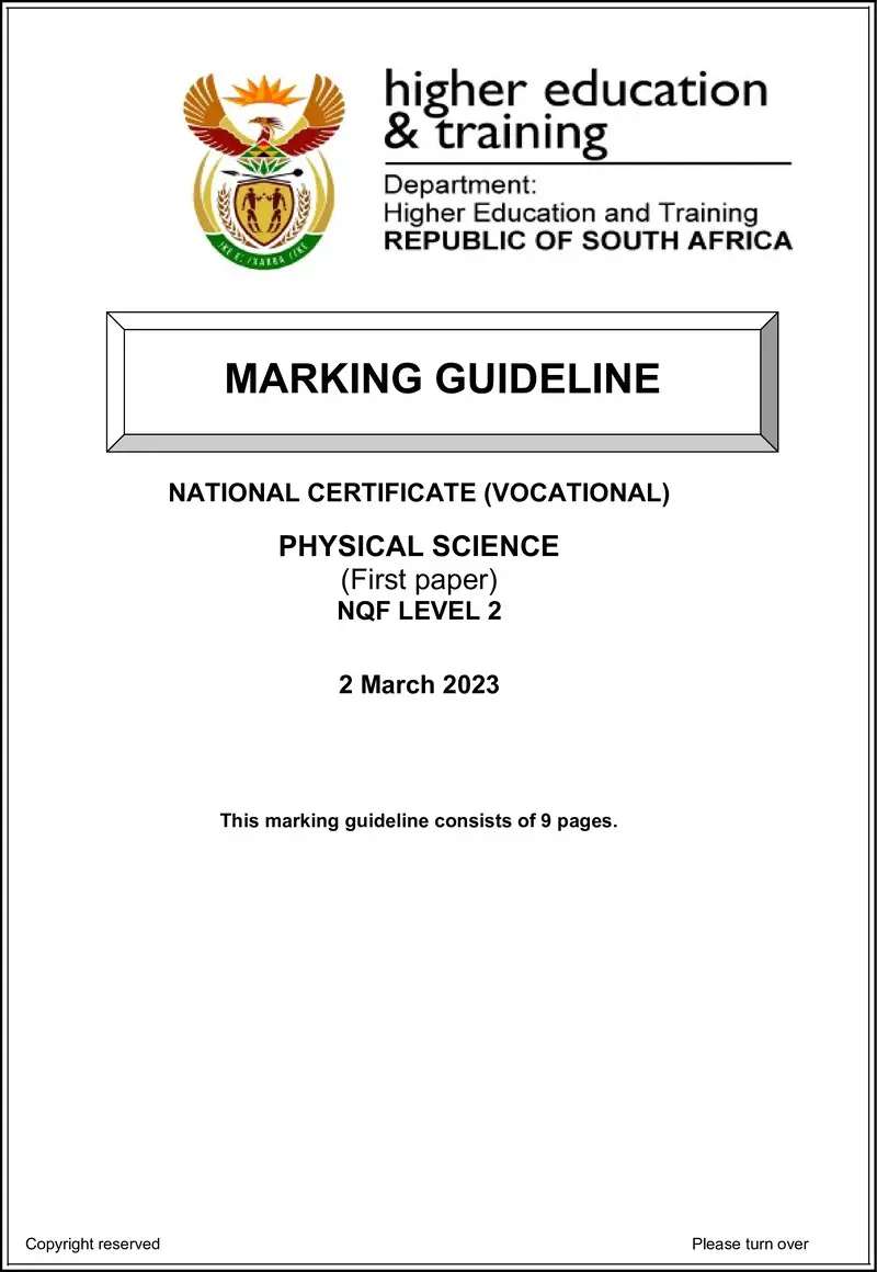 Science L2 P1 MEMO Feb 2023 preview