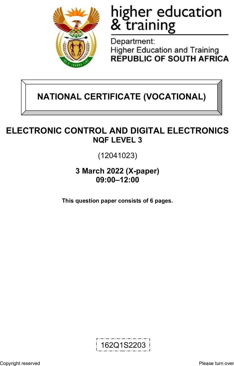 Control And Digital Electronics L3 QP Feb 2022 preview