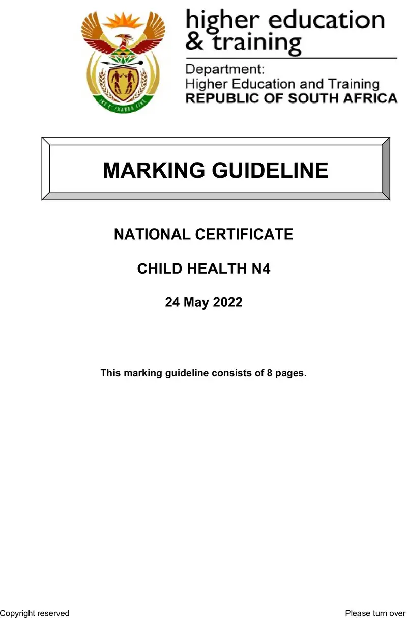 Health N4 June MEMO 2022 Edited preview
