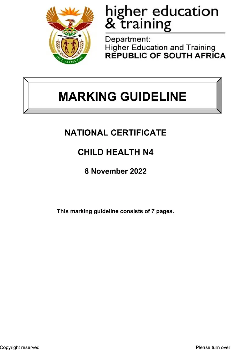 Health N4 Nov MEMO 2022 Edited preview