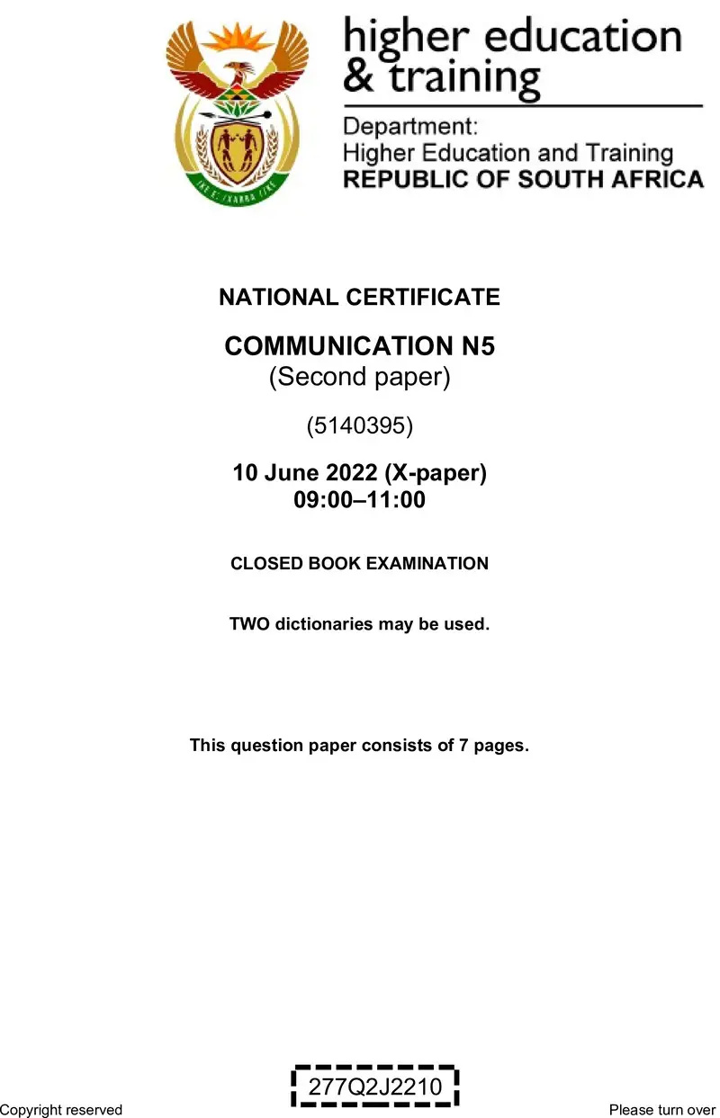 N5 P2 QP Jun 2022 preview