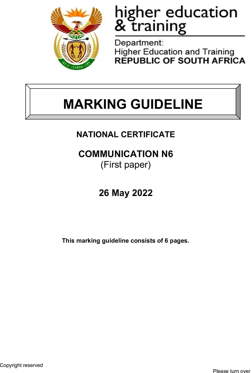 N6 P1 MEMO June 2022 preview