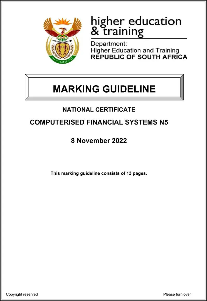 Financial Systems N5 Nov MEMO 2022 Edited preview