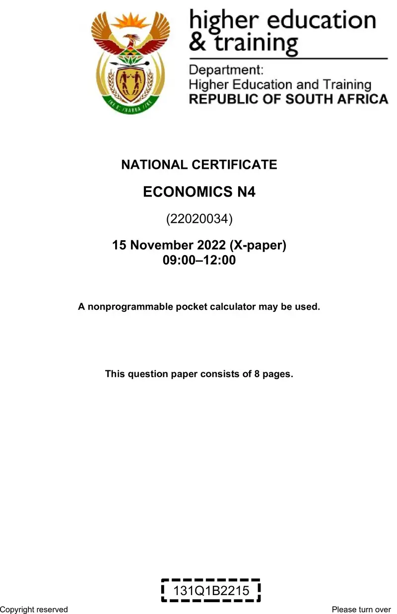 N4 QP Nov 2022 preview