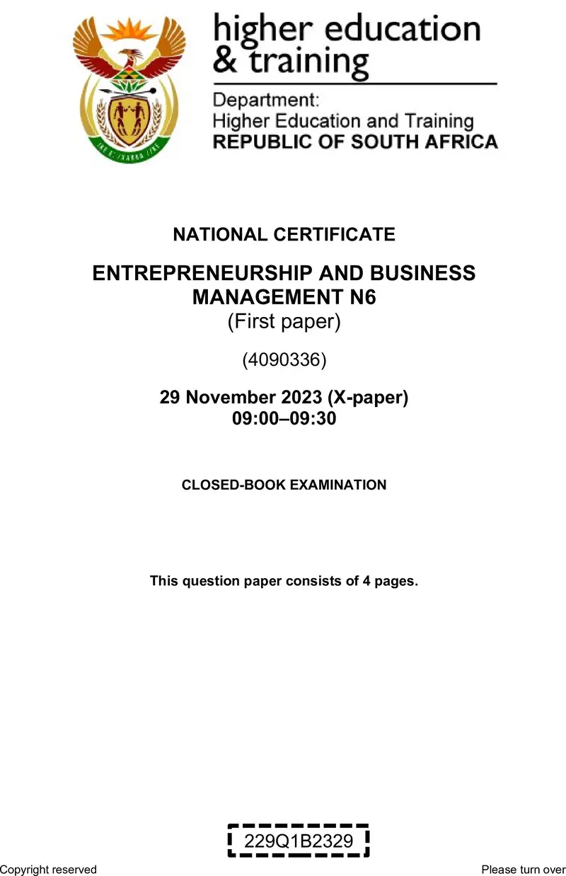 N480 Entrepreneurship And Business Management N6 P1 QP Nov 2023 Edited Gerber preview