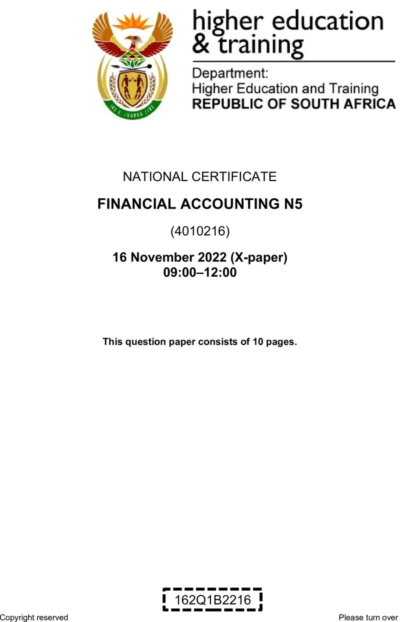 Accounting N5 QP Nov 2022 Edited preview