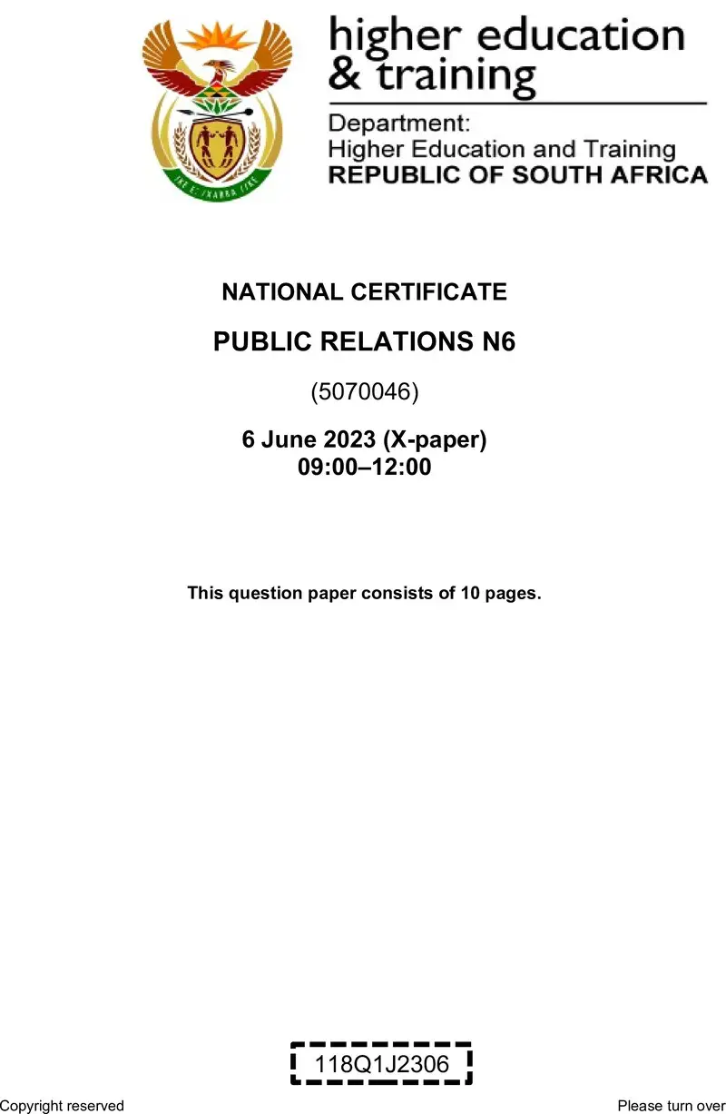 Relations N6 June QP 2023 Moller preview