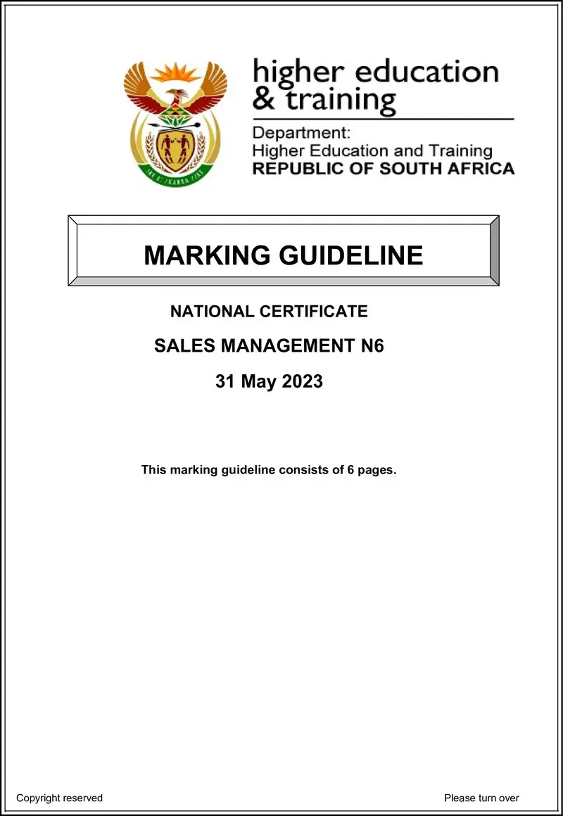 Management N6 MEMO June 2023 Edited preview