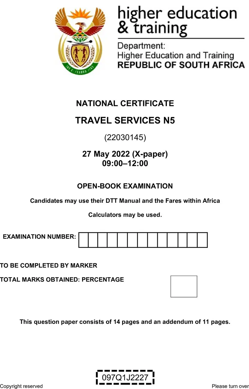 Services N5 QP June 2022 Edit Posthumus preview