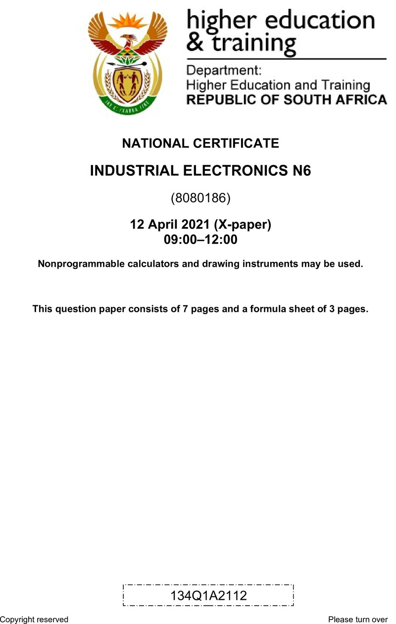 T800 Industrial Electronics N6 QP Apr 2021 preview