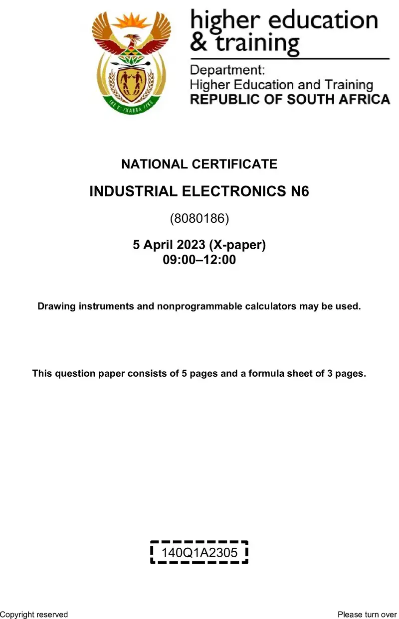 T800 Industrial Electronics N6 QP April 2023 Docx preview