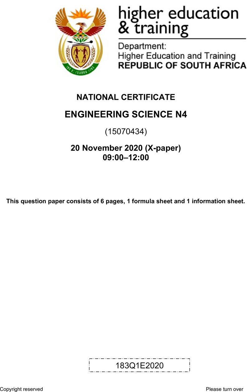 T650 Engineering Science N4 QP Aug 2020 preview