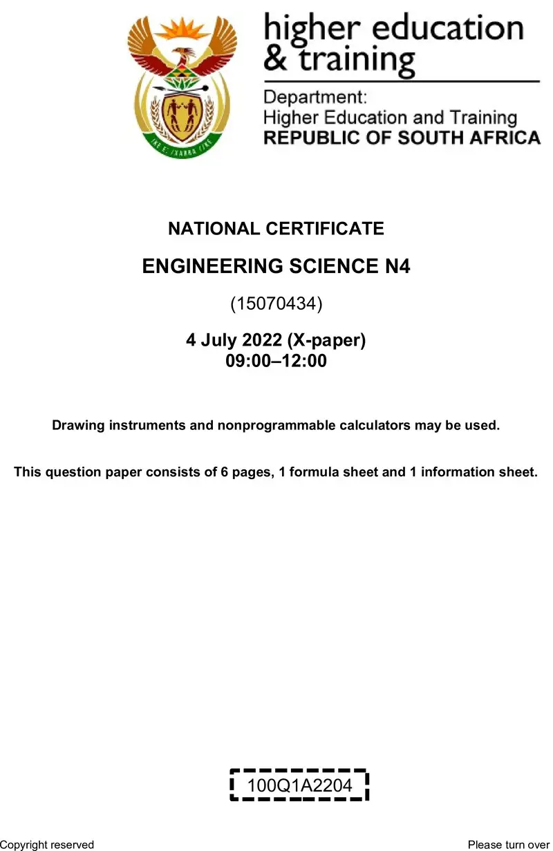 T650 Engineering Science N4 QP Aug 2022 preview