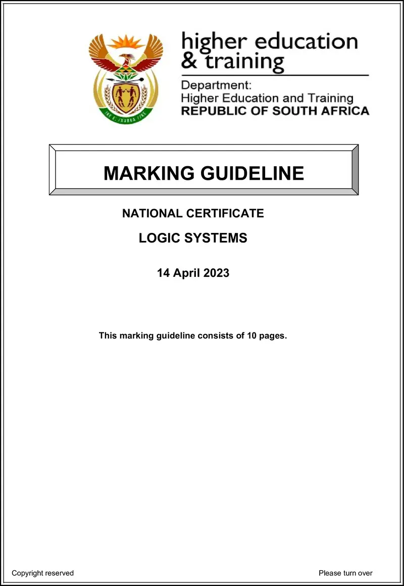 T940 Logic Systems N4 MEMO April 2023 Ed preview