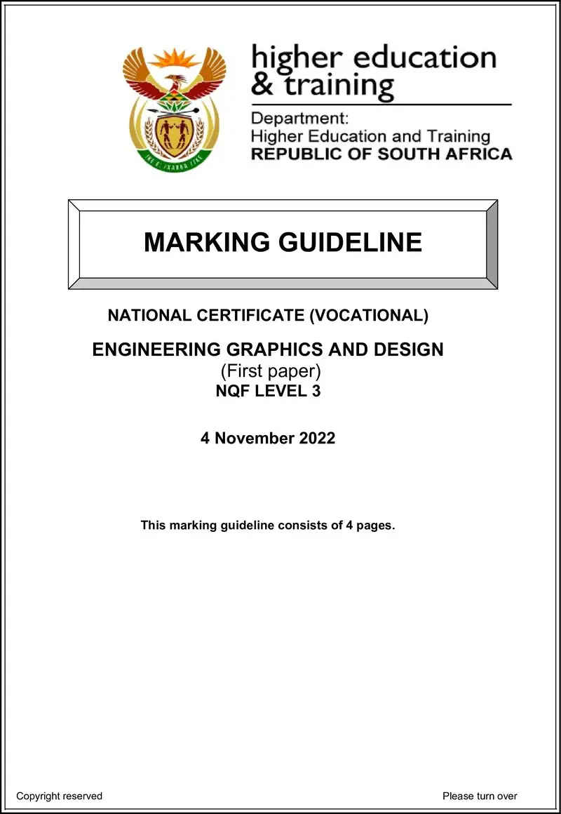 Engineering Graphics And Design L3 P1 MEMO Nov 2022 Edited preview