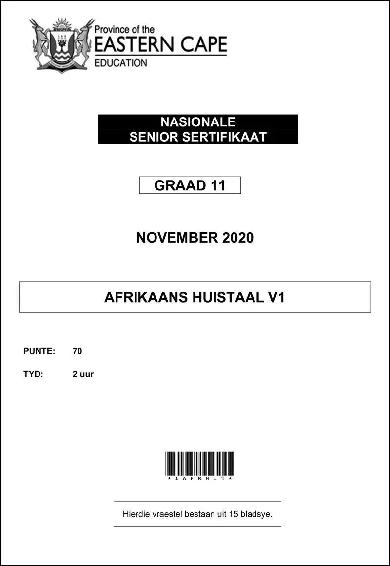 Grade 11 Geskiedenis past paper 2015 – afrhl p1 gr11 qp nov2020 d