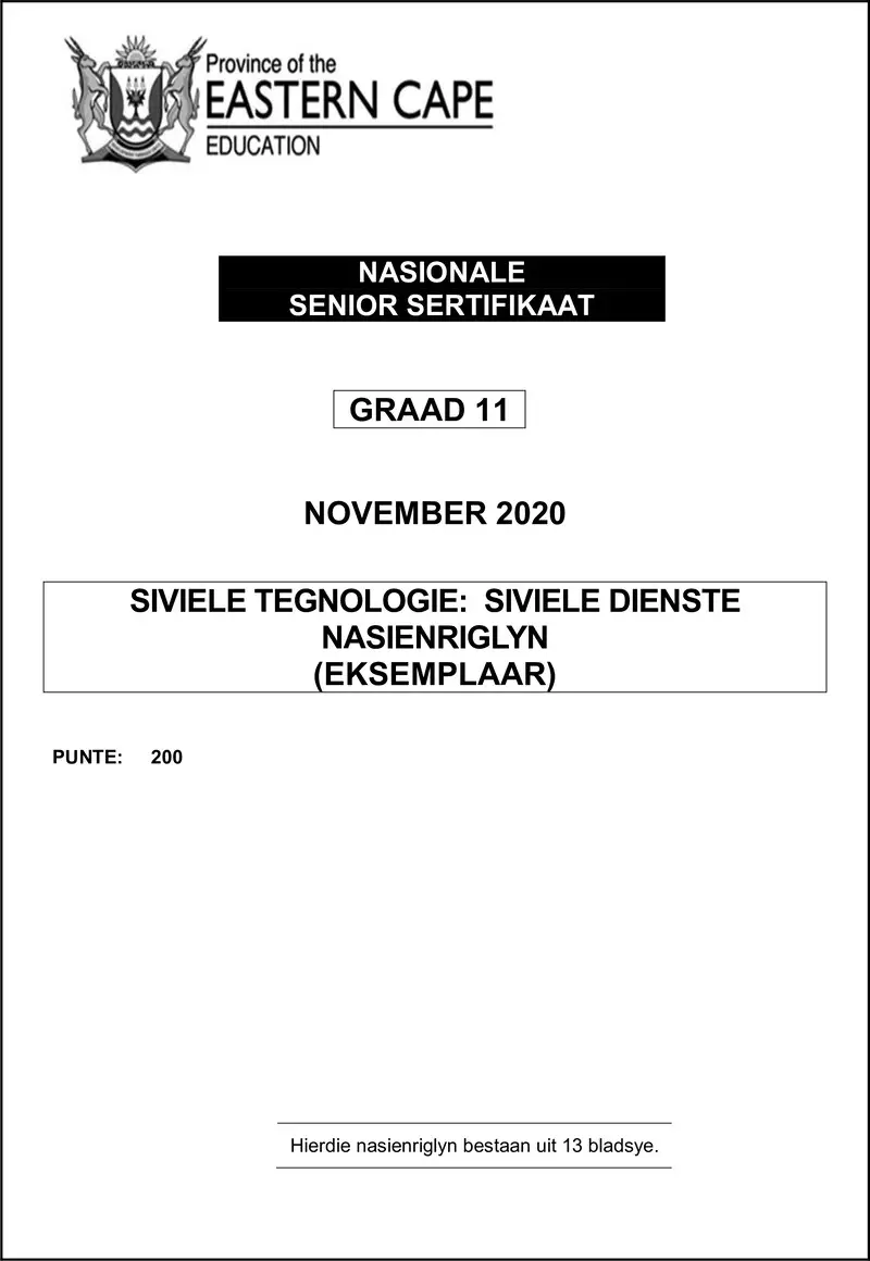 Grade 11 Ekonomie past paper 2020 – cvlt gr11 memo nov2020 siviele dienste afr d