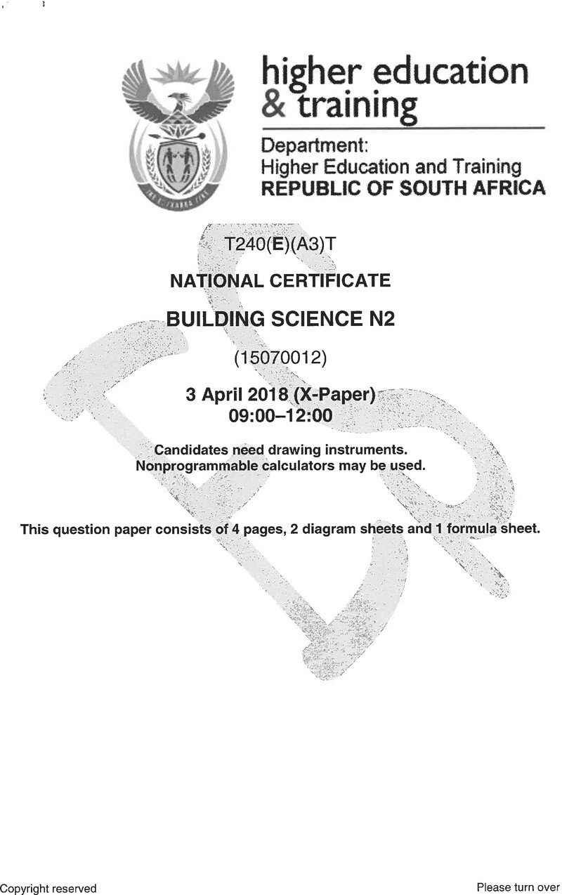 Science N2 Exam Paper 1 2018 preview