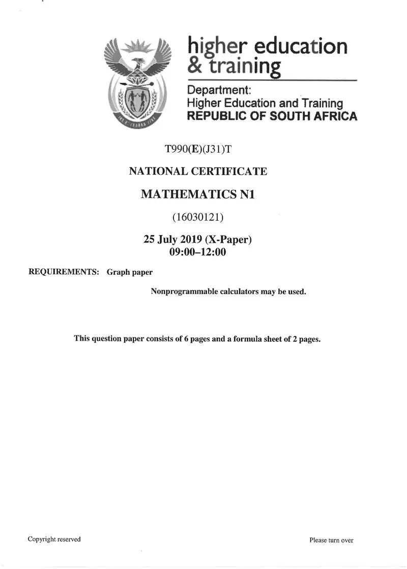 N1 Exam Paper 2 2019 preview