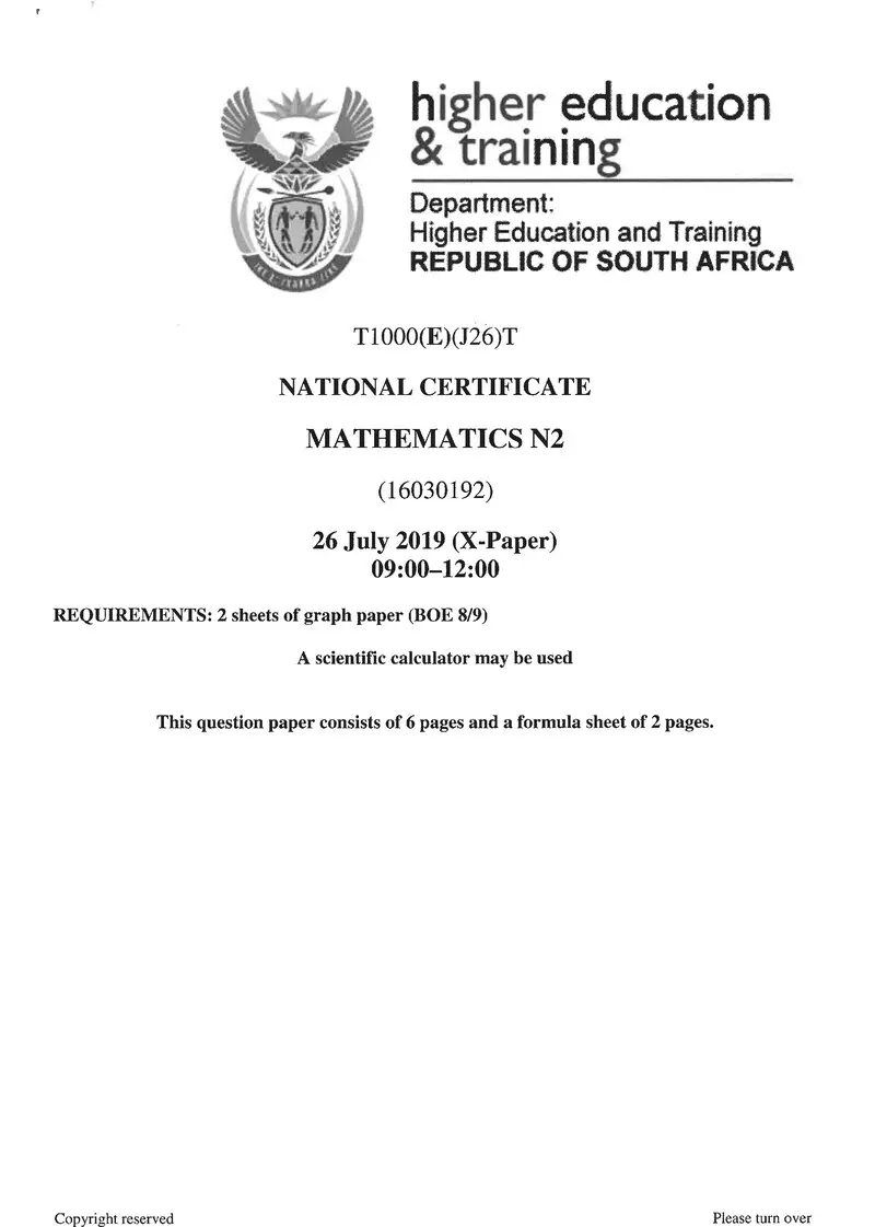 N2 Exam Paper 2 2019 preview