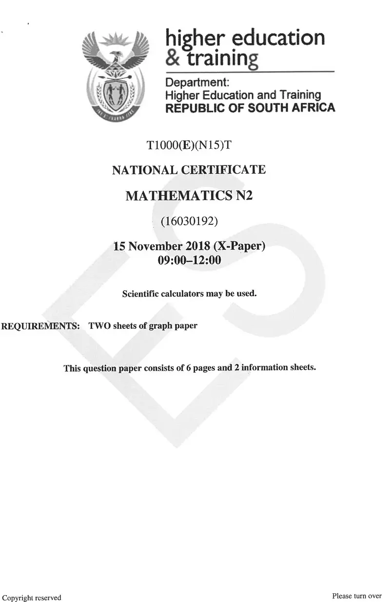 N2 Exam Paper 3 2018 preview