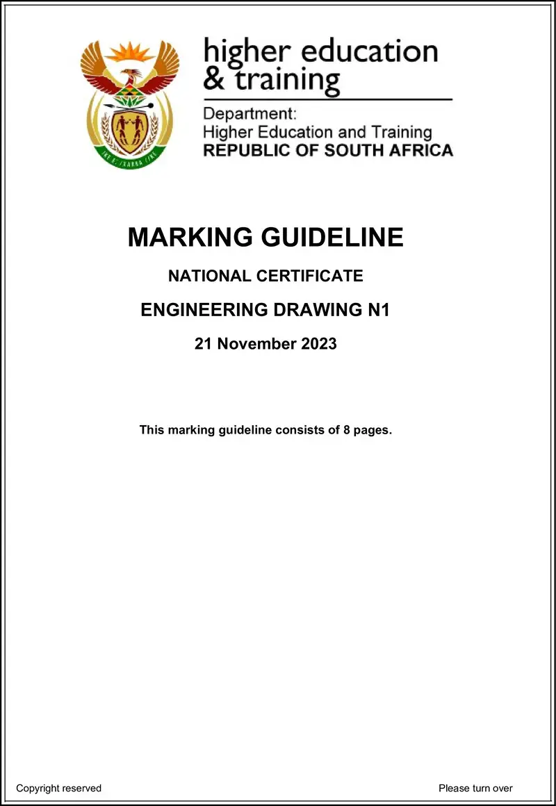 T570 Engineering Drawing N1 MEMO Nov 2023 Ed Bedeker L preview