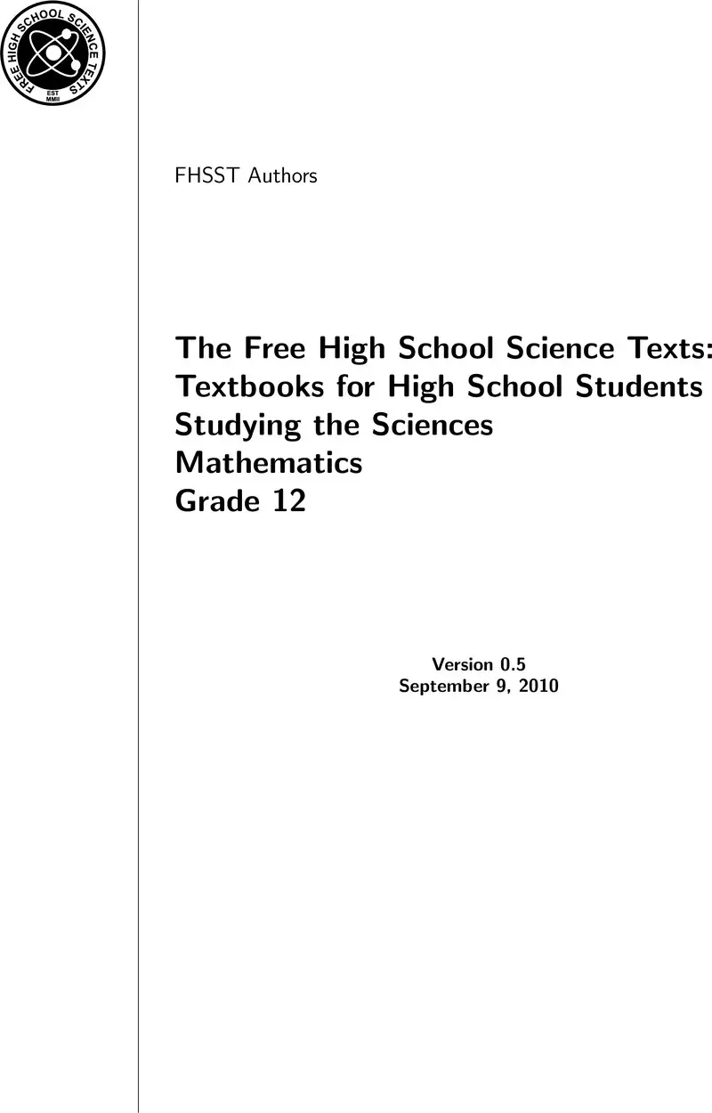 Textbook cover