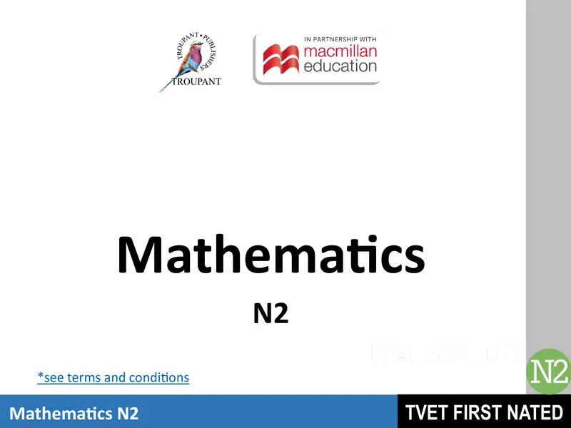 Maths N2 Module 3 Lg cover