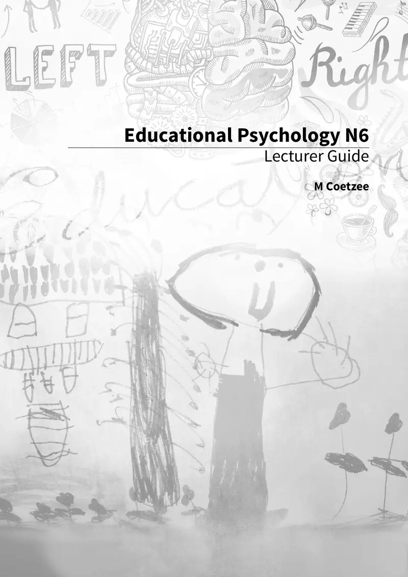 Educational Psychology Lecturer Guide N6 cover