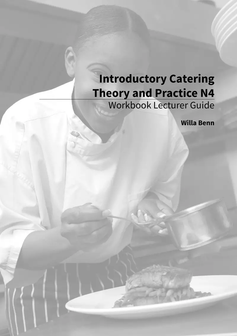 Introductory Catering Theory Lecturer Guide N4 cover