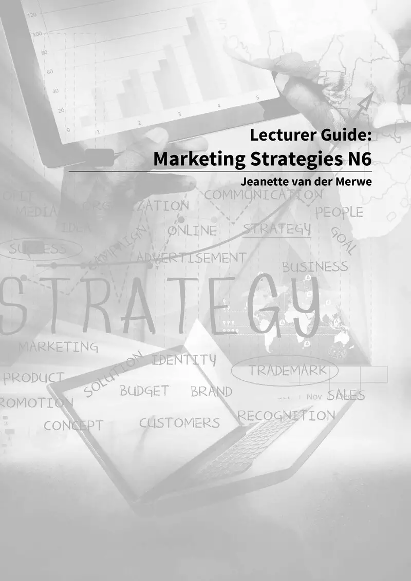 Marketing Strategies Lecturer Guides N6 cover