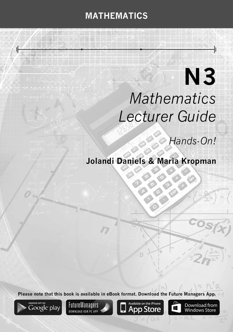 Mathematics Lecturer Guide N3 cover