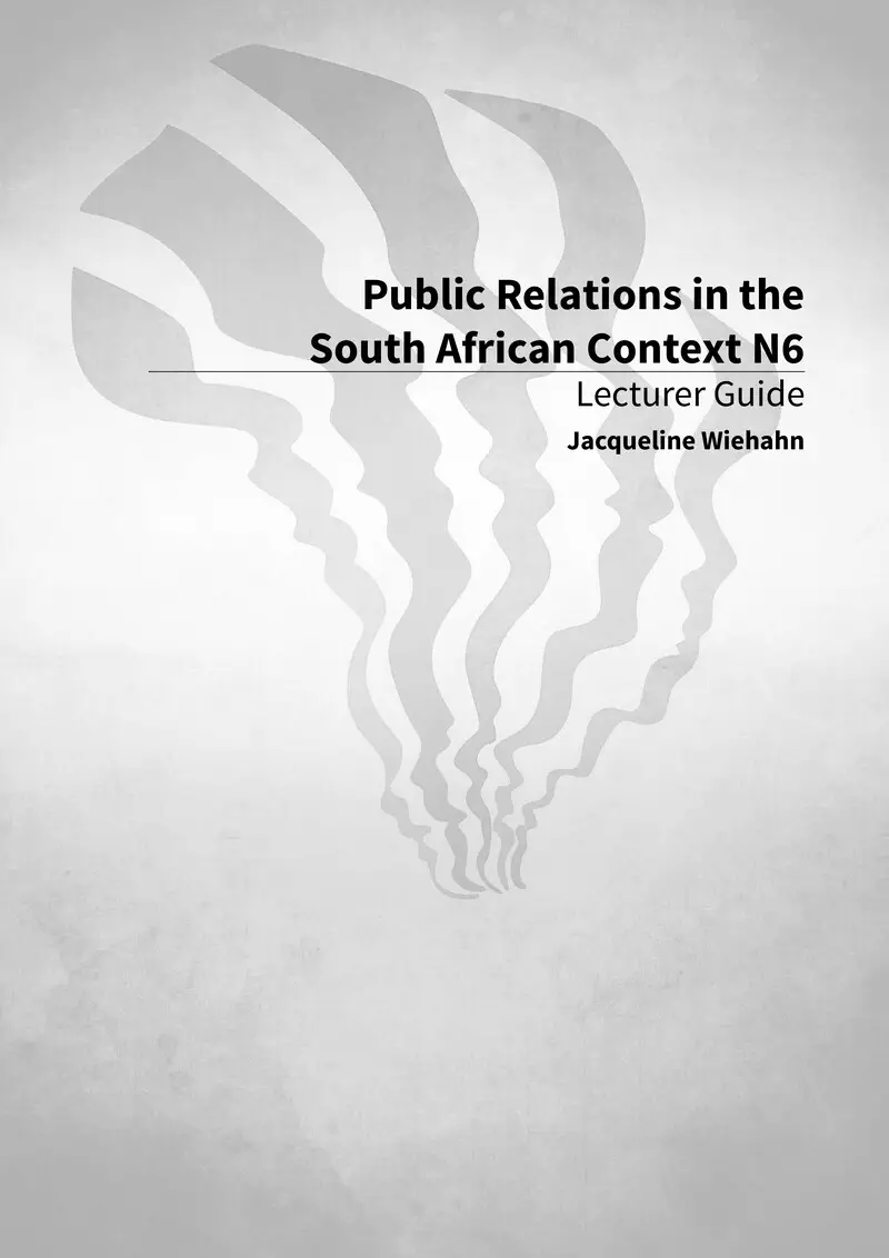 Public Relations Lecturer Guide N6 cover