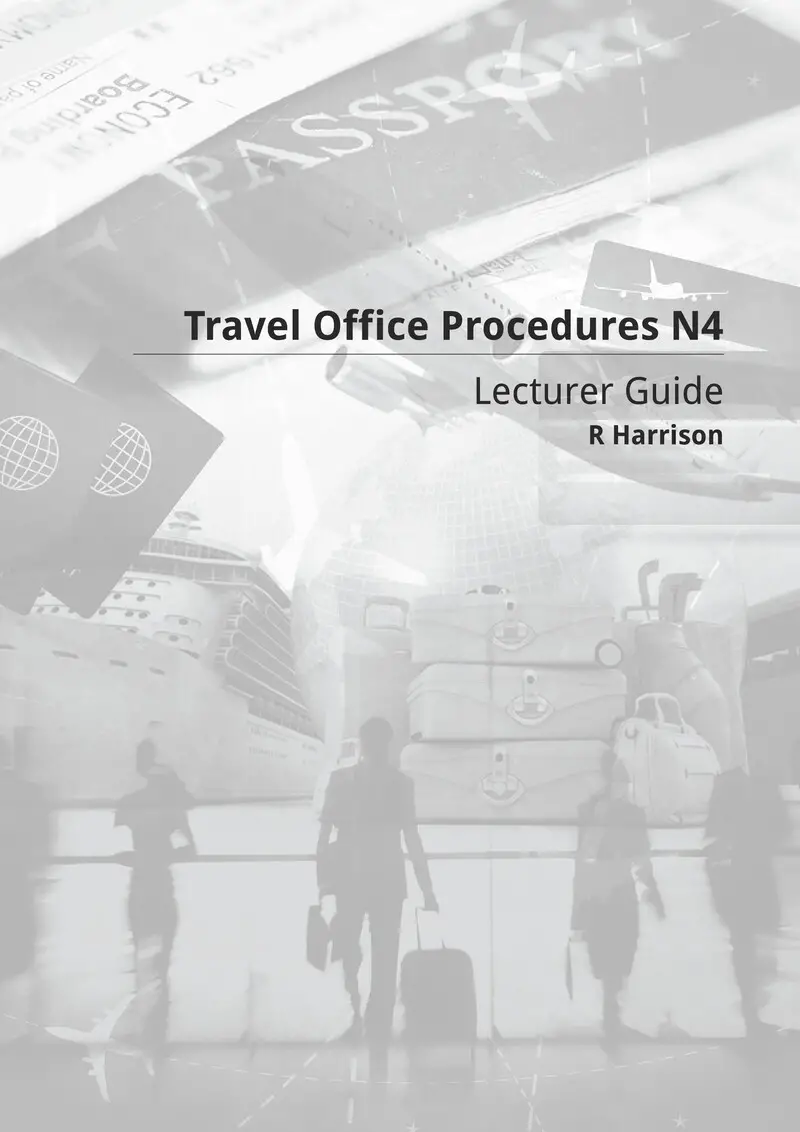 Travel Office Procedures Lecturer Guide N4 cover