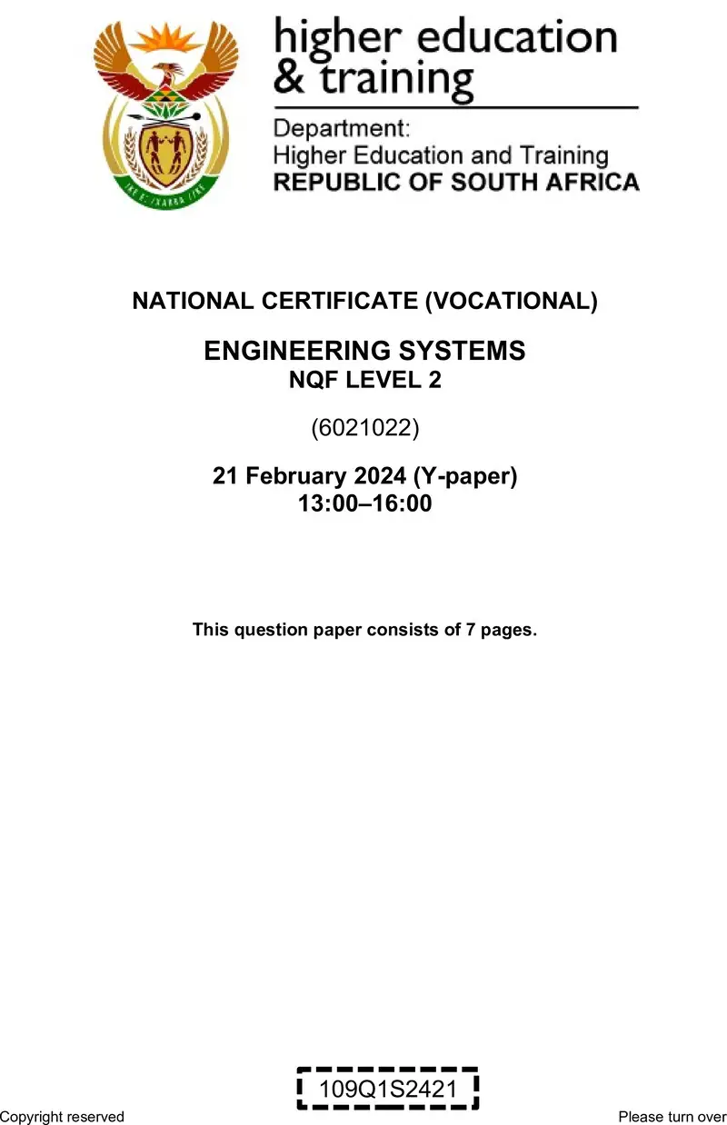 Engineering Systems L2 QP Supp 2024 preview