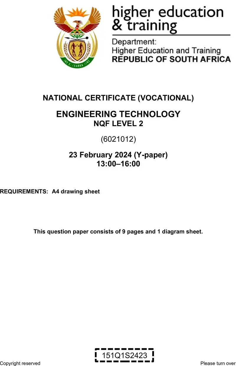 Engineering Technology L2 QP Supp 2024 preview