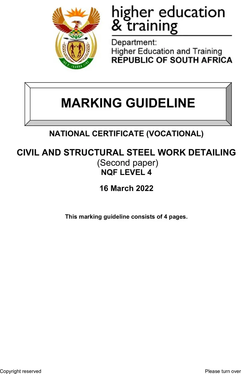 Civil And Structural Steel Work Detailing L4 P2 MG Supp Feb 2022 preview