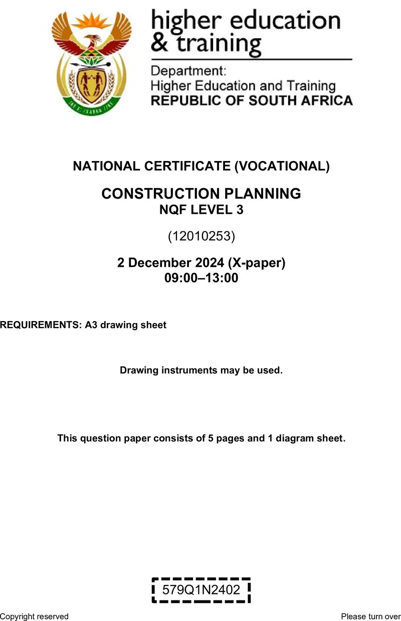 Construction Planning L3 QP Nov 2024 preview