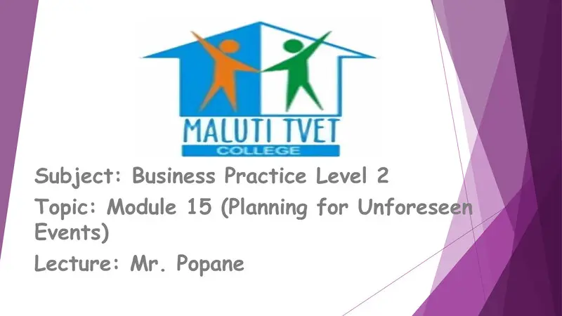 Business Practice Module 15 L2 Sg cover