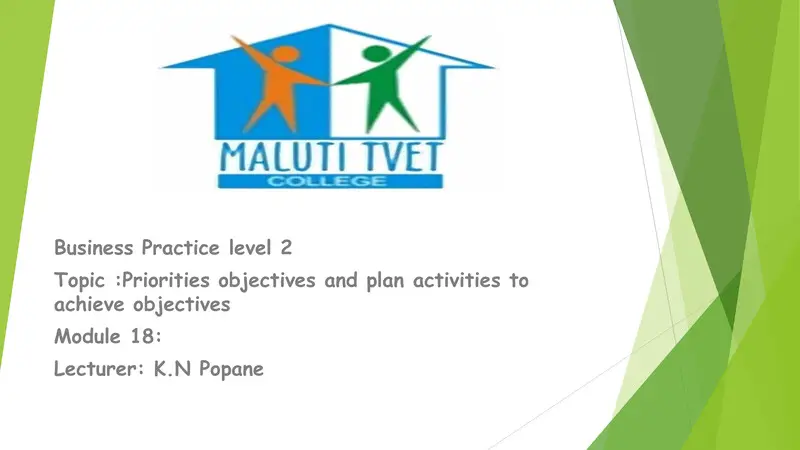 Business Practice Module 18 L2 Sg cover