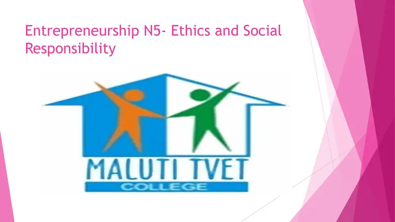 Ebm Ethics Social Responsibility Module 3 N5 Sg cover