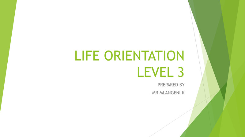 Life Orientation Balanced Lifestyle In Workplace Context L3 Sg cover