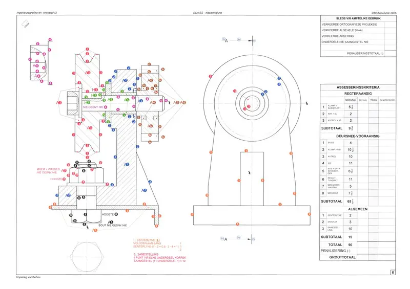 Grade 12 Design past paper 2025 – engineering graphics design p2 may june 2025 mg afr q4 a3 gr12