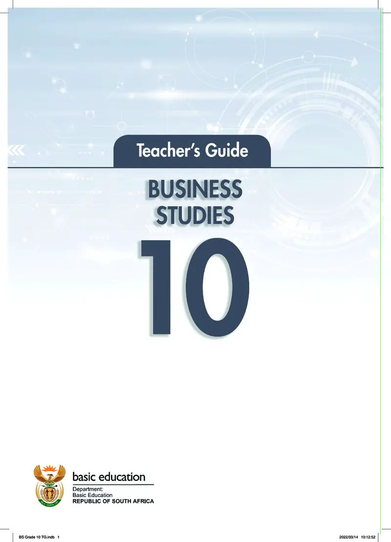 Teacher’s guide cover