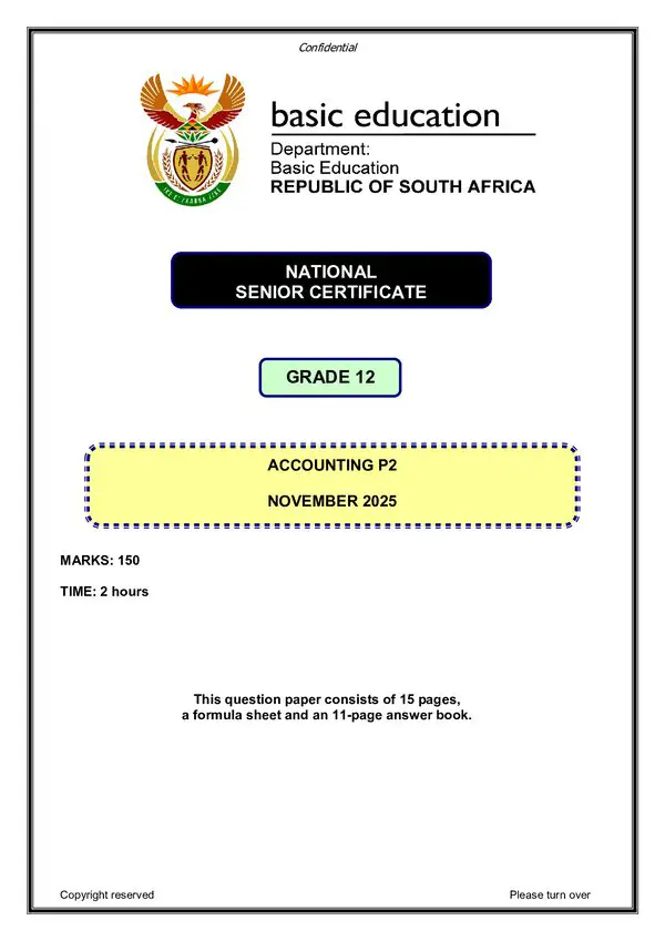 Grade 12 English past paper 2025 – Paper 2 (English) gr12